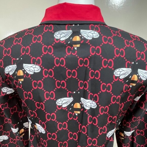 NWT GG Bee Button Down Shirt/Blouse/Top M - Picture 2 of 10